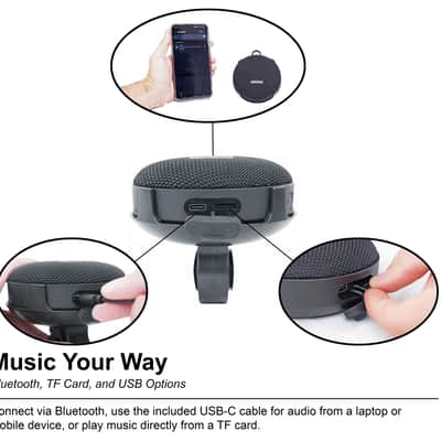Rockville K-GO Karaoke Waterproof Portable Bluetooth Speaker+Mic+Tablet Stand image 20