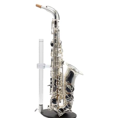 C.G. Conn Model CAS411S Alto Saxophone in Silver Plate SN AJ00324042 EXCELLENT image 2