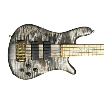 Spector USA NS-5XL, Super Faded Black Oil w/ BEM and Haz-Lab Preamp 9.5 LBS*IN STOCK image 1