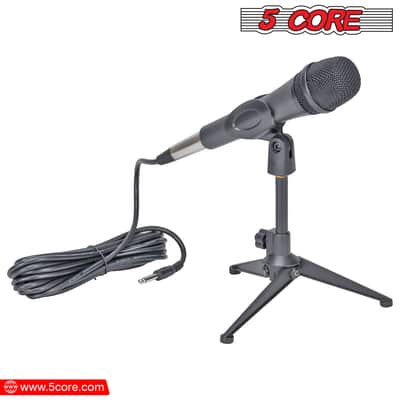5 Core Microphone Clip Holder 6 Pieces with Screw Adapters 5/8 to 3/8 Inch image 2