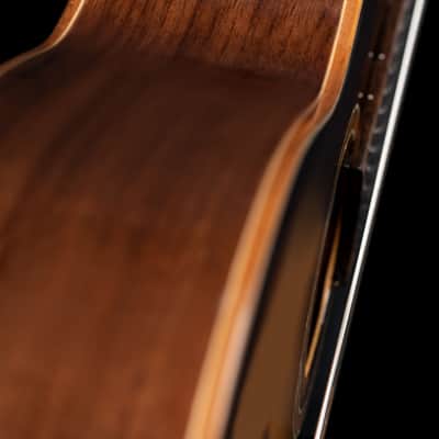 Ortega RCE158SN-TSB Performer Series Solid Spruce Top Mahogany Neck Cutaway Nylon 6-String Classical Acoustic-Electric Guitar w/Gig Bag image 9