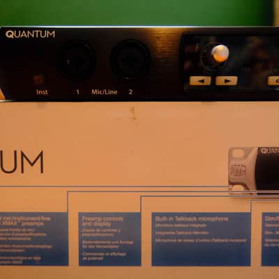 PreSonus Quantum Thunderbolt Audio Interface 2010s - Black image 3