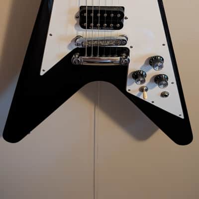2012 Gibson Flying V '67 Reissue Ebony USA w/ Seymour Duncan Bridge Pickup image 5