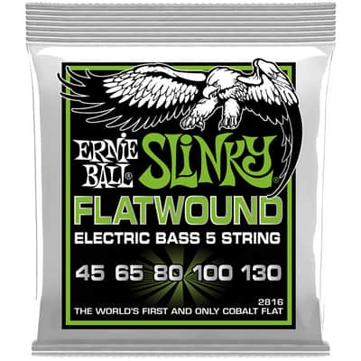 Ernie Ball Regular Slinky 5-String Flatwound 2816 045-130 image 1
