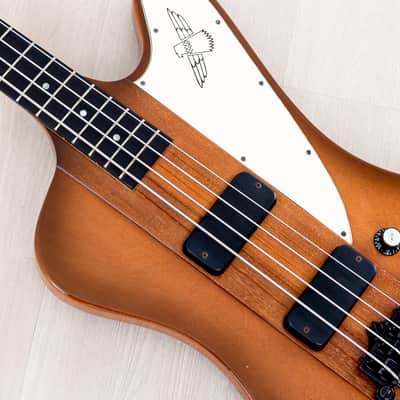 1999 Gibson Thunderbird IV Limited Edition Neck Through Bass Natural Burst w/ Case image 7