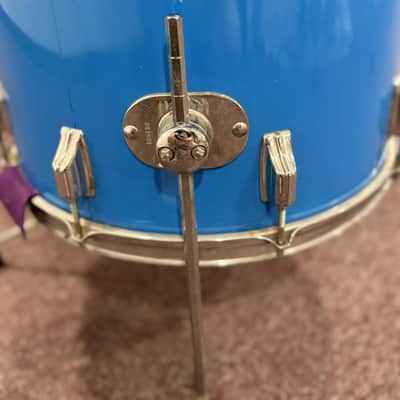 Rogers Fullerton Powertone 70s Vintage Drum Kit - Pacific Blue (22, 12, 13, 16) image 8