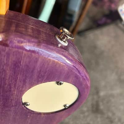Custom 'Franken-Paul' LP/Strat Hybrid - W/Hardshell Case and Accessories 2020 - Purple Burl image 16