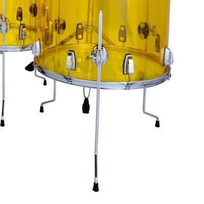 Ludwig LF944VXX56  14x14 Vistalite Floor Tom Yellow image 2