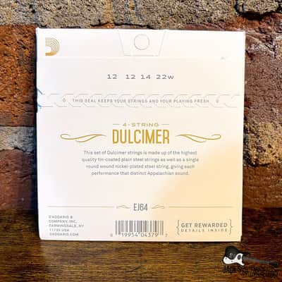 D'Addario Nickel-Plated Steel Dulcimer Strings (Loop End, 4-String) image 2