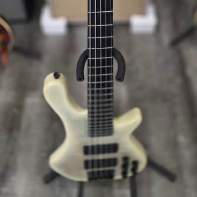 AIO S8-5 5-String Bass Guitar - White Burst GS-054 image 5