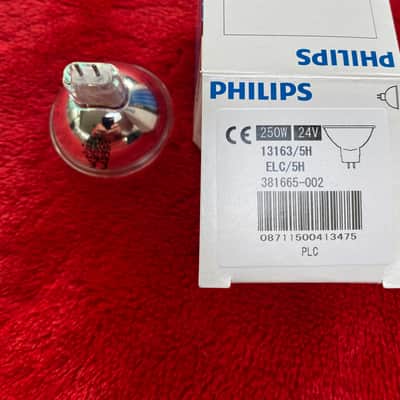 250w 24v Philips ELC/5H halogen dish lamp x 4 image 4