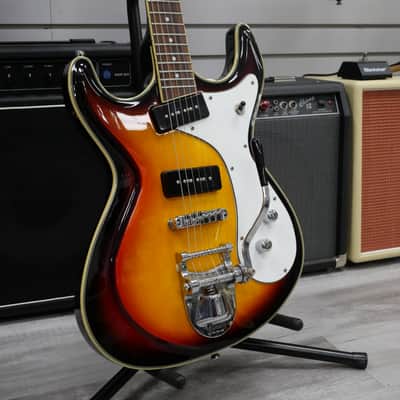 Eastwood Sidejack Sunburst Burns Tremolo w/ Soft Case image 2