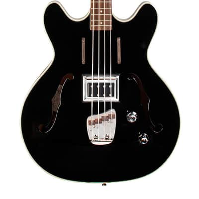 Guild Starfire Bass - Black - Single pickup - Semi-Hollow Body Bass Guitar image 1