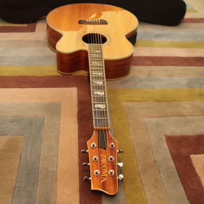 Tacoma Jumbo JK-50CE4 with Original Hard Case refinished KOA Back and Sides. image 6