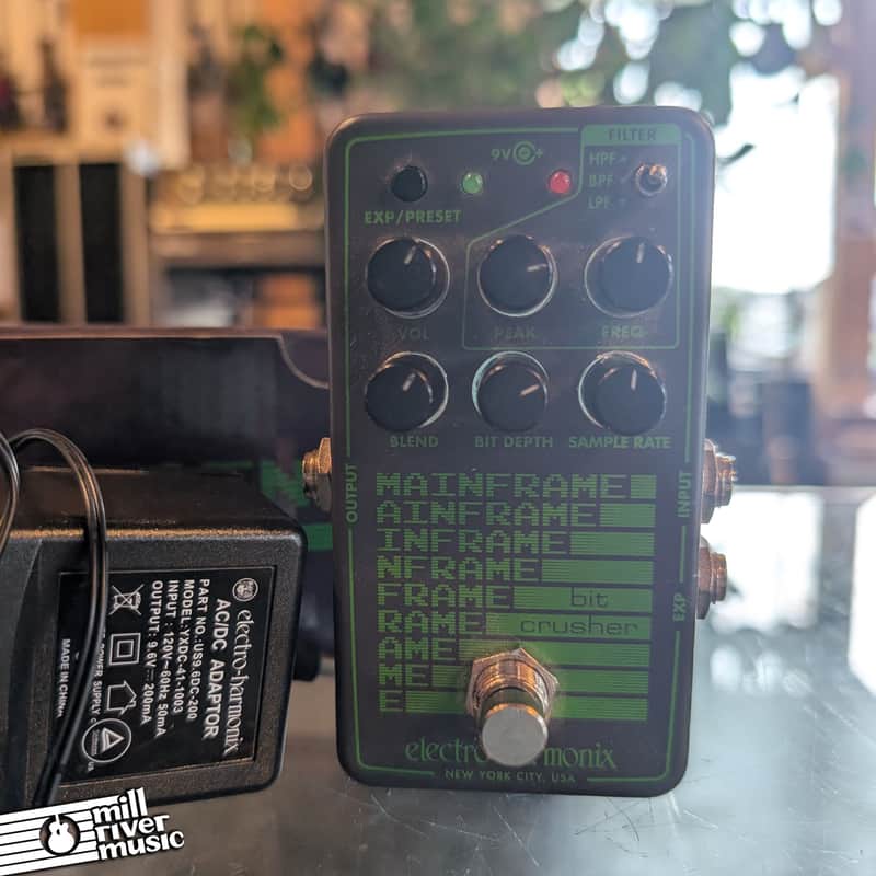 Electro-Harmonix Mainframe Bit Crusher Pedal - Used, with Box image 1
