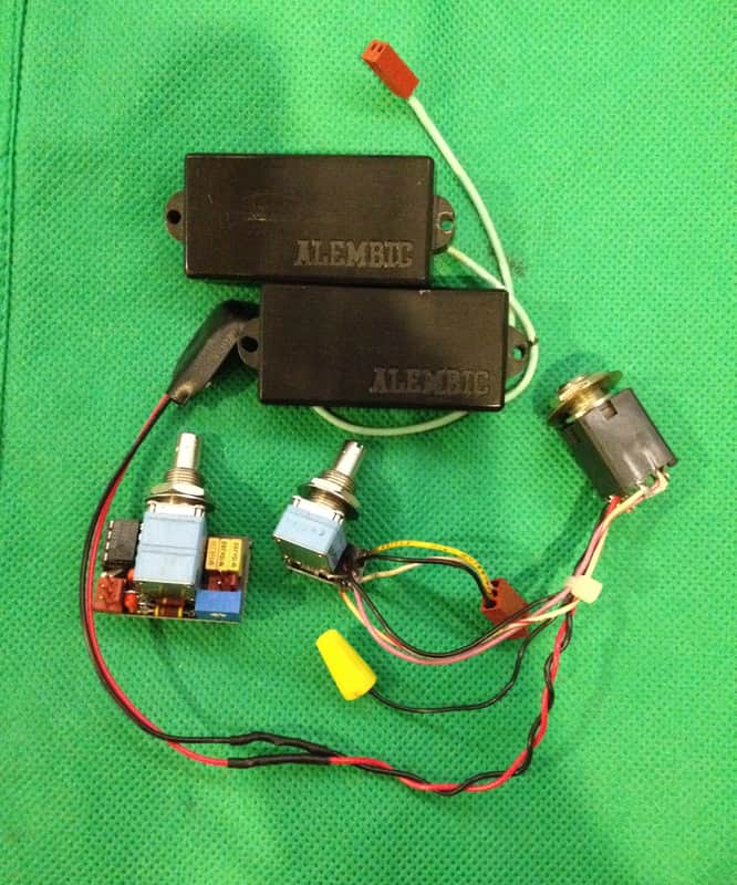 Alembic Activator PE-1 mid 1980s black (precision bass pickup, preamp, and tone control) image 1