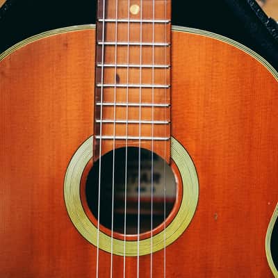 c.1960 Yamaha Dynamic Guitar No.2 – Hand Crafted in Japan | All Solid | Very Rare | Hard Case | Vintage Nitro CheckingYamaha image 4