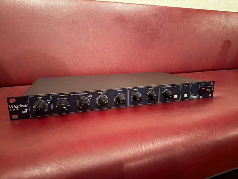 SPL 9526 Stereo Vitalizer MK2 Signal Processor 1997 - 2015 - Black w/ Blue Lightning image 1