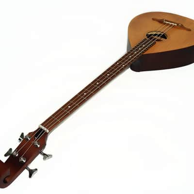 Original New Ukrainian Bass Guitar 4 Strings Folk Kobza Lute Wooden Quality Musical Instrument Trembita Powerful Sound! image 11