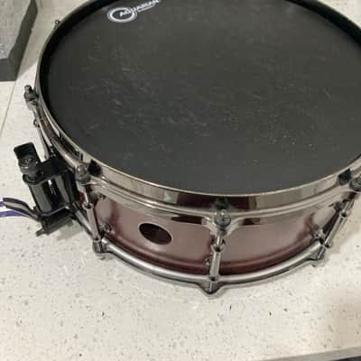 Custom Drum Concepts Purpleheart Wood 6.5x14" Snare Drum image 11