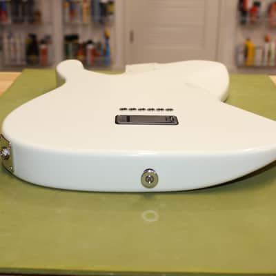 Warmoth Telecaster Body, Roasted Alder, Olympic White, Gotoh image 6