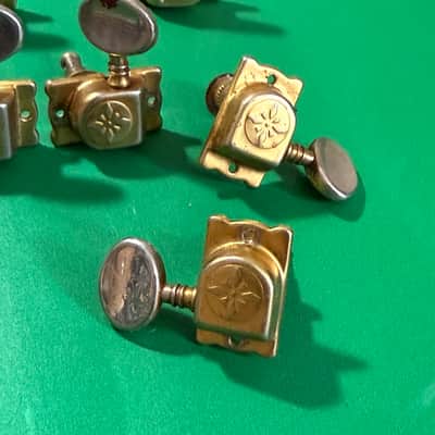 Vintage Gold japanese guitar tuners from Ventura guitar image 1