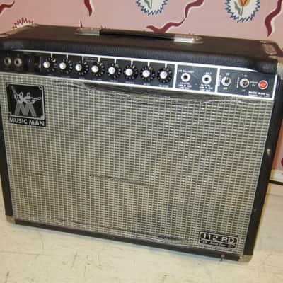 Music Man 112 RD Sixty-Five 65-Watt 1x12" Guitar Combo with Distortion 1978 - 1979 - Black with Silver Badges image 1