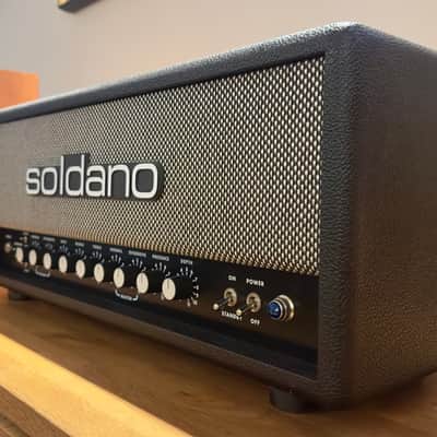 Soldano SLO-100 Custom Shop 2-Channel 100-Watt - Serial #1 - Salt & Pepper image 3