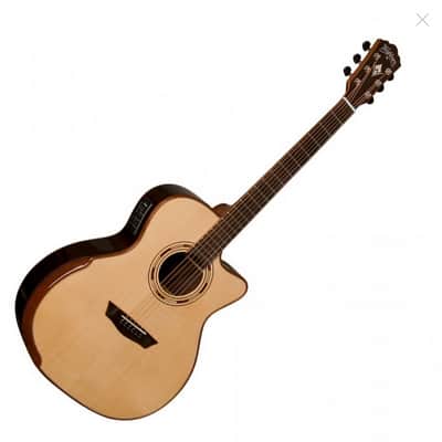 Washburn G25SCE Comfort Deluxe 25 Series Grand Auditorium Cutaway Acoustic Electic Guitar image 5