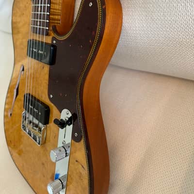 Fender Fender Artisan Maple Burl Dual P90 Telecaster - Aged Natural Rosewood Fingerboard 2021 - Artisan image 11
