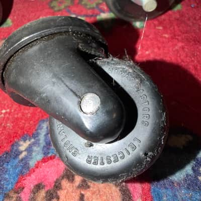 Marshall Homa 1970's Castor Wheel Set - Black x 4 image 3