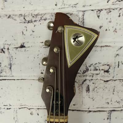 1960s Kay Model K5935 Deluxe 4-String Electric Bass Guitar W/ All Original Parts image 4