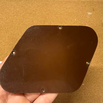 Gibson Vintage 1950's Les Paul Back Control Plates  1953 - Brown- fits 1954 1955 1956 1957 image 7