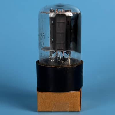 1963 General Electric 6SN7GT Vintage Grey Plated Vacuum Tube! Tests Good! T583 image 3