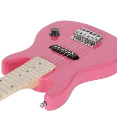 Pink 30" Electric Guitar w/Amp & Much More Guitar Combo Accessory Kit for Kids image 4