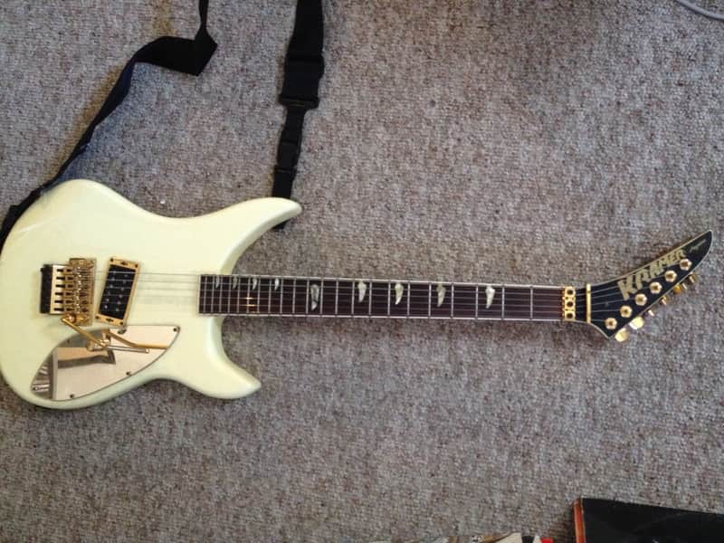 Kramer Baretta w/Rickenbacker Shape 1989 White/Cream RARE image 1
