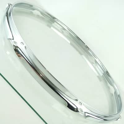 Ludwig 18"8Lug 2.3mm Floor Tom Drum Batter Rim/Hoop Triple Flange Vintage 80s US image 2