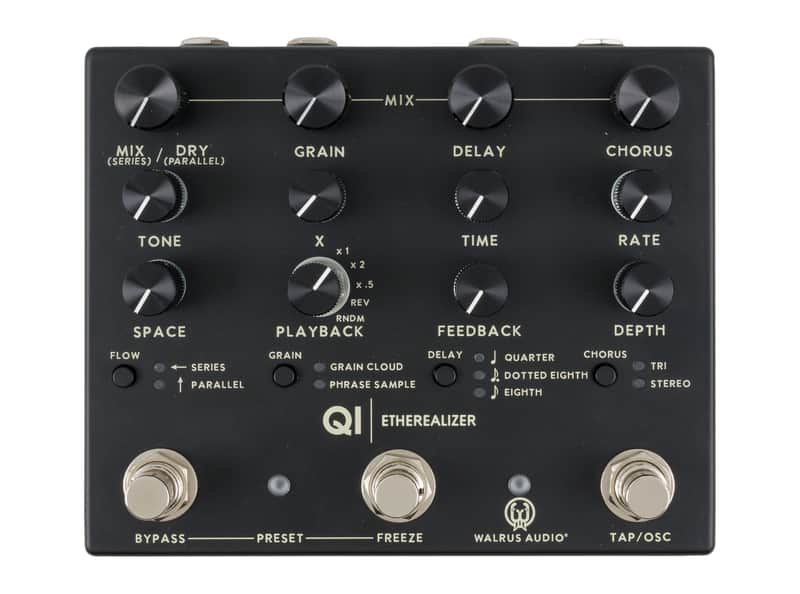 Walrus Audio Qi Etherealizer Stereo Multi-Effects Pedal (Black) [USED] image 1