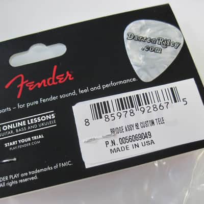 Fender American Vintage 62 Custom Telecaster Bridge with Pickup 0056069049 image 3