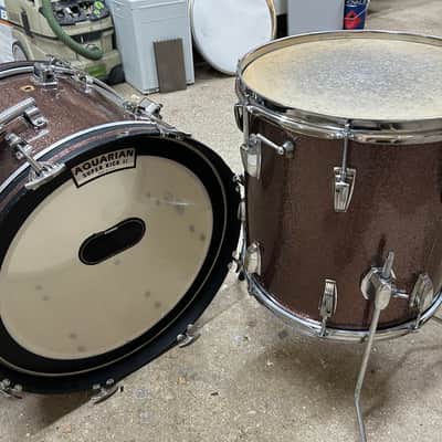 Ludwig Downbeat 1965 - Burgundy sparkle image 9