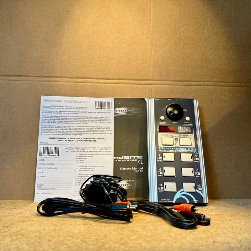 Red Sound SoundBITE Auto-Loop Module XL • Rare • Mint Condition image 1