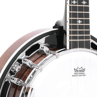 Gold Tone Banjolele-DLX/L Concert Scale Professional Banjo Ukulele Deluxe w/Gig Bag For Left Handed Players image 5