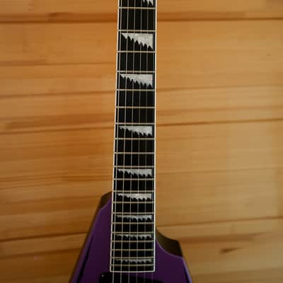 ESP Alexi Laiho Signature Ripped 2021 - Present - Purple Fade Satin with Pinstripes image 4