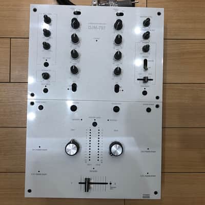 Pioneer DJM-707 WhitePearl / rotaryfader (Customization by DOKUKIRI) image 2