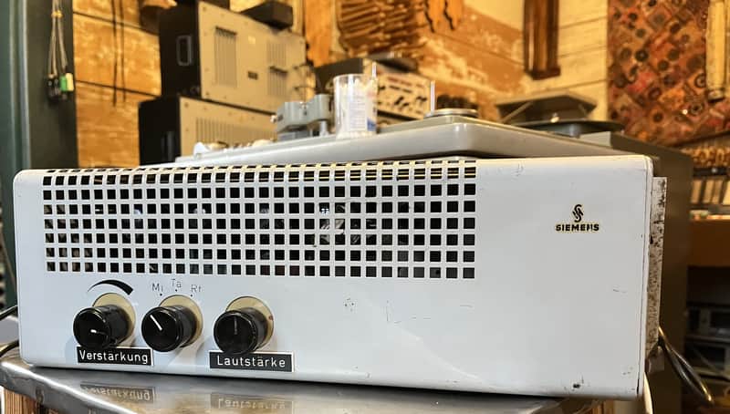 Rare Siemens 5a/1 tube mic preamplifier Maihak V41 great natural sound image 1