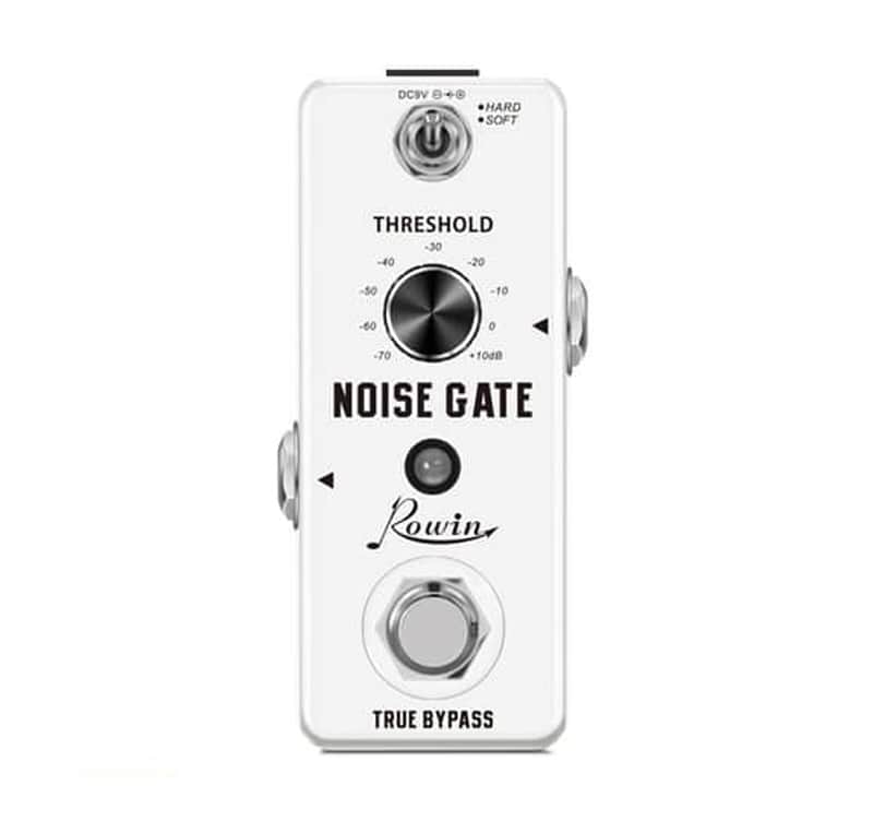 Rowin Guitar Noise Gate Pedal, 2 Mode (Hard/Soft) Noise Suppressor, True Bypass Mini Effect Pedal for Electric Guitar image 1