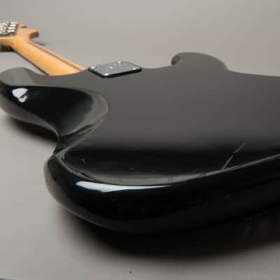 1975 LEFTY Fender Precision Bass Black with White Pickguard image 22