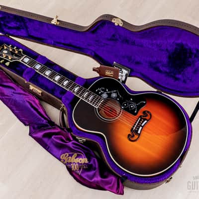 1995 Gibson J-200 Jumbo Guitar Vintage Sunburst, Figured Maple w/ Case image 20