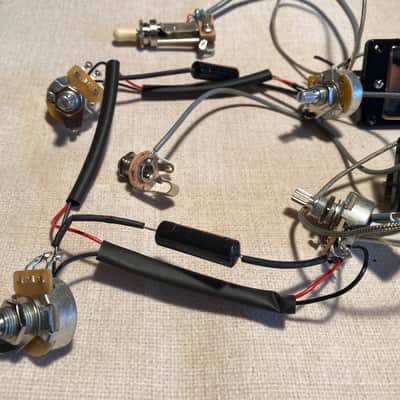 Gibson Custombucker Humbucker Pickup Matched Set Combo Kit - Pre-wired Harness image 4