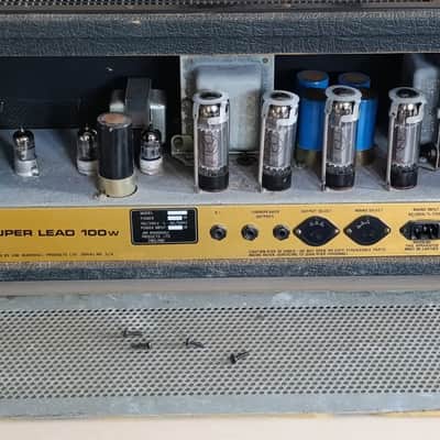 (Flightcase included) Marshall JCM 800 model 1959 MK II Super Lead- 100w- 1984 image 7